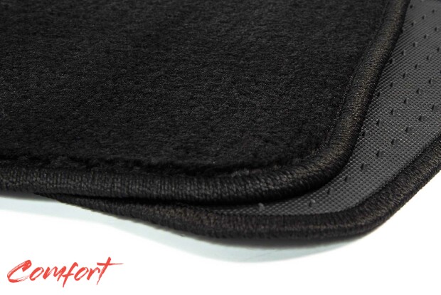 Коврики текстильные "Комфорт" для Mitsubishi ASX I (suv / GA1W, GA2W, GA3W) 2012 - 2016, черные, 4шт.