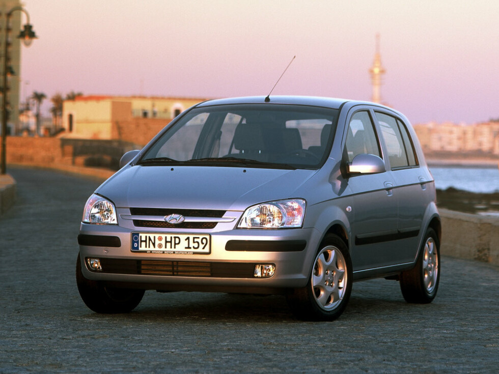 Коврики текстильные "Классик" для Hyundai Getz I (хэтчбек 5 дв / TB) 2002 - 2005, черные, 5шт.