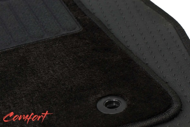 Коврики текстильные "Комфорт" для Infiniti М45 (седан / Y50) 2005 - 2007, черные, 3шт.