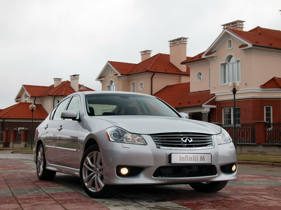 Коврики ЭВА "EVA сота" для Infiniti М35 (седан / Y50) 2008 - 2010, черные, 3шт.