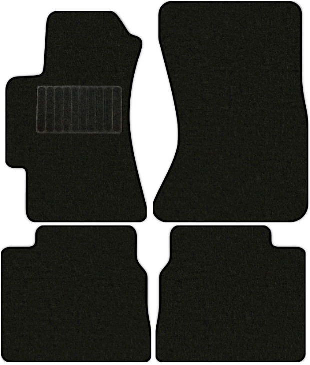 Коврики текстильные "Стандарт" для Subaru Legacy (универсал / BP) 2003 - 2007, черные, 4шт.