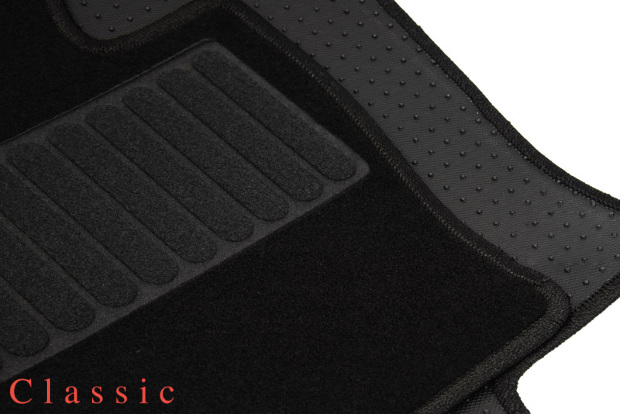 Коврики текстильные "Классик" для Kia Rio III (хэтчбек 5 дв / QB) 2015 - 2017, черные, 1шт.