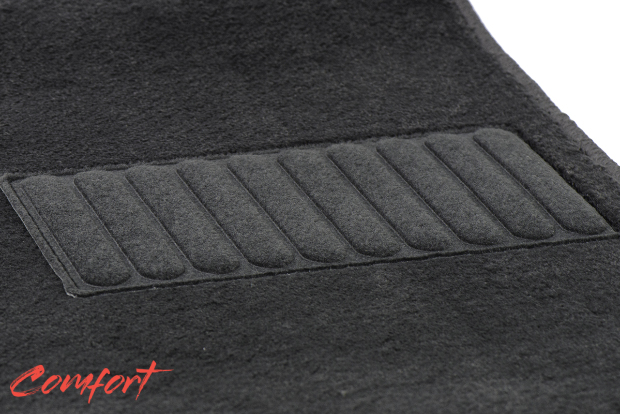 Коврики текстильные "Комфорт" для Skoda Rapid II (лифтбек) 2020 - Н.В., темно-серые, 5шт.